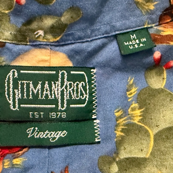 Gitman Bros. Vintage Cowgirl Print Shirt – Men’s Medium – Limited Edition - Picture 3 of 3